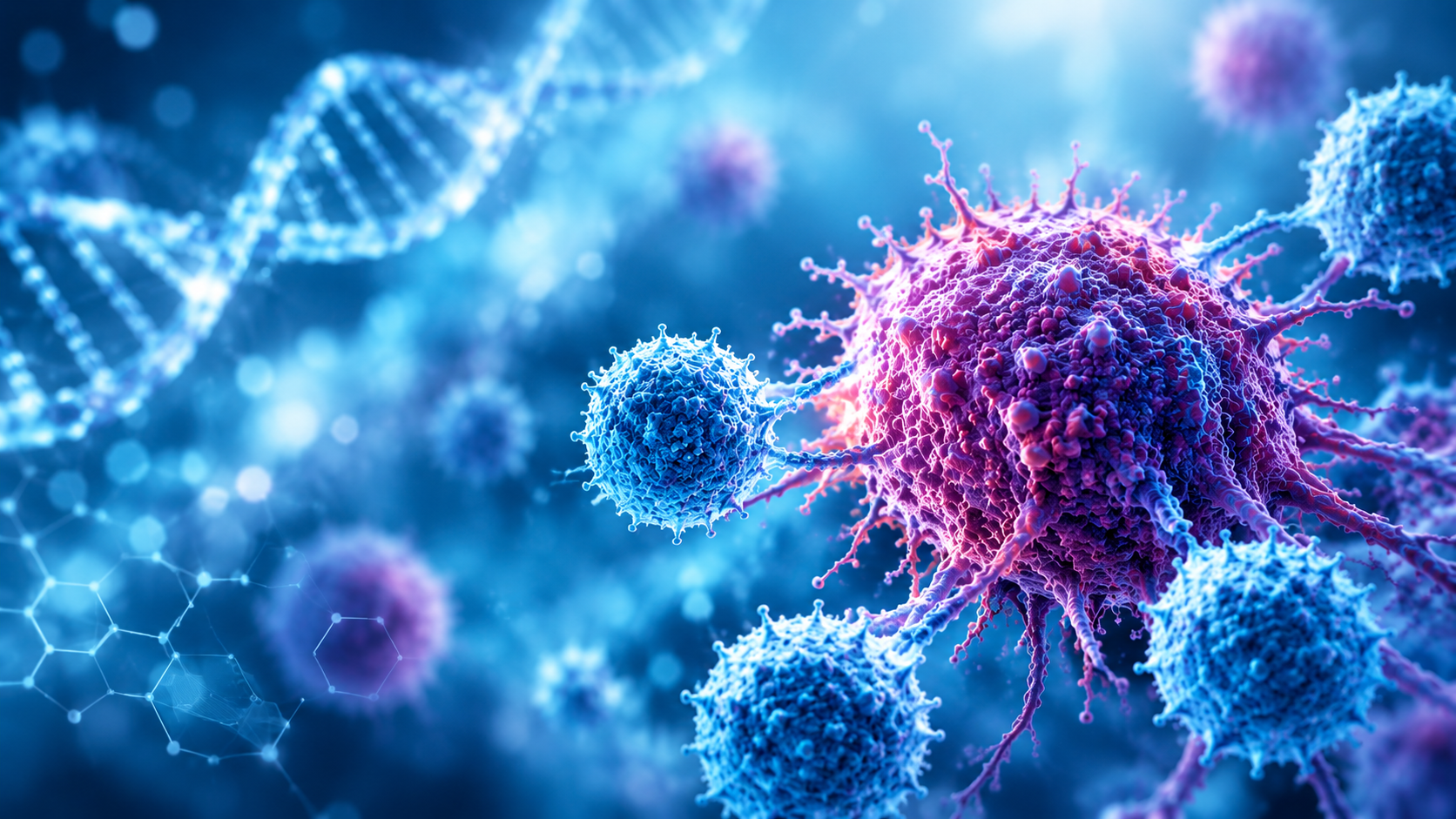 Oncology research imagery